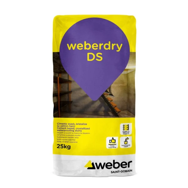 WEBER - dry-DS Kristalize Su İzolasyon Malzemesi (25 Kg)