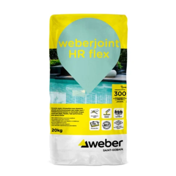WEBER - Havuz Fugası - joint HR Beyaz (20 Kg)